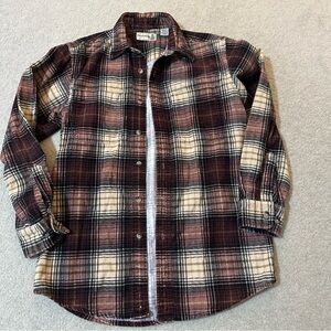 Men's Classic Plaid Button-Down Shirt - vintage Fieldmaster size small
